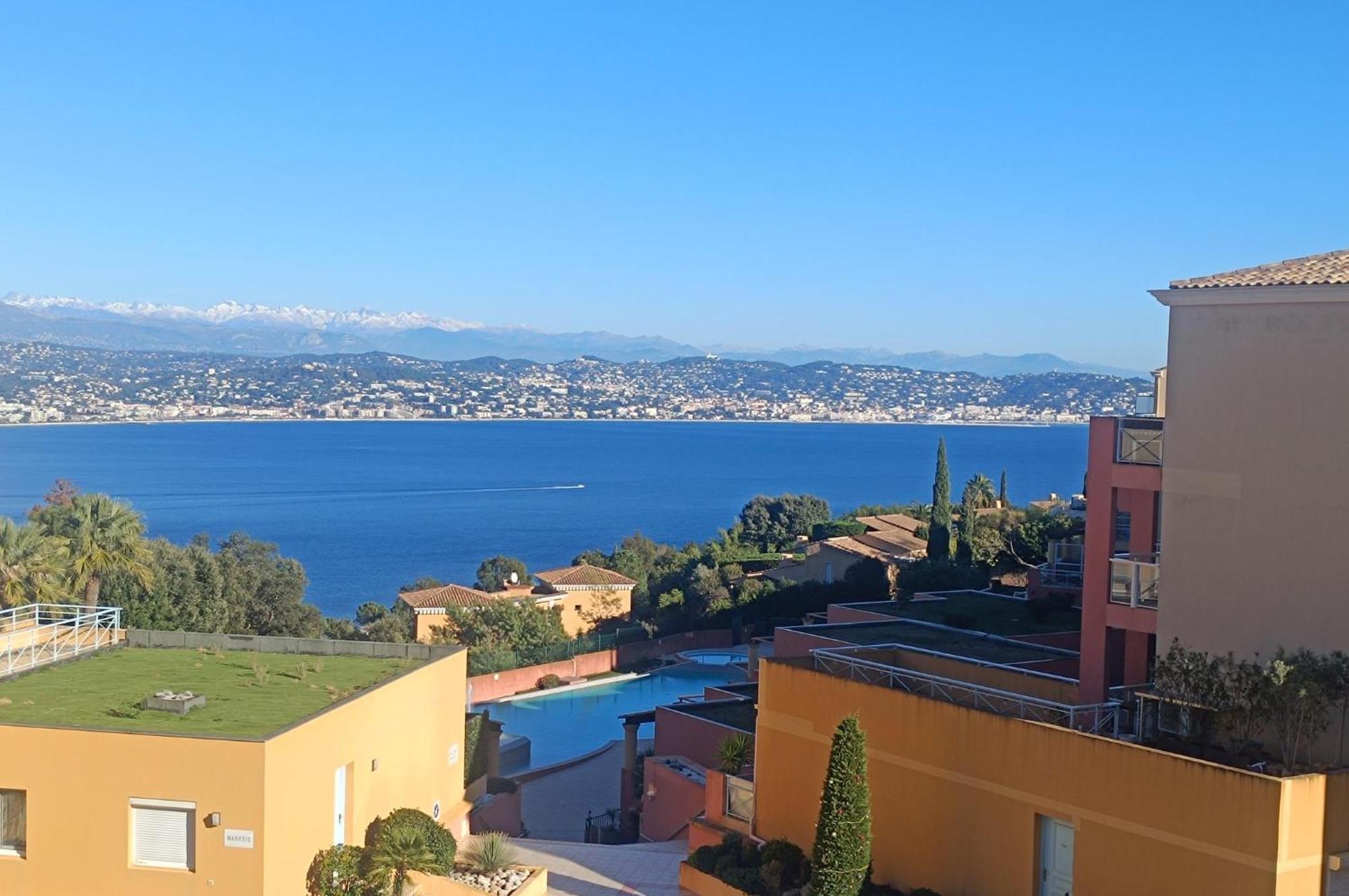 Magnifique Vue Mer Et Piscine - Les Cles De L Esterel Théoule-sur-Mer Εξωτερικό φωτογραφία